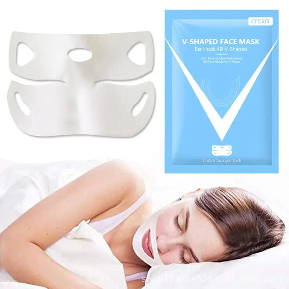 Masque Liftant Visage & Menton – Soin Sculptant Anti-Rides - Glowy