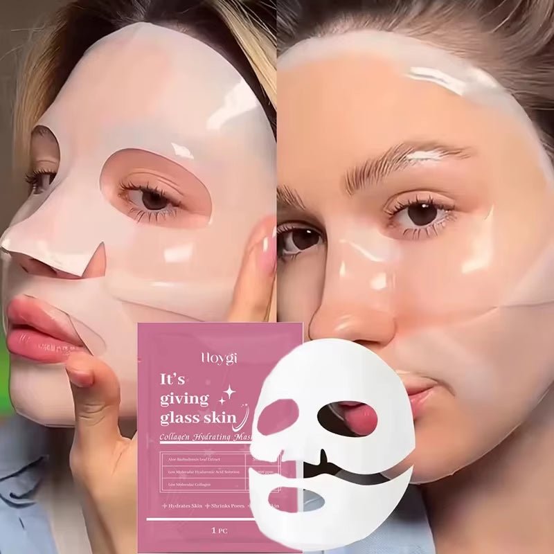 Masque Hydrogel Bio-Collagène – Soin Hydratant Intense au Collagène - Glowy