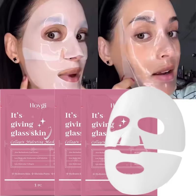 Masque Hydrogel Bio-Collagène – Soin Hydratant Intense au Collagène - Glowy
