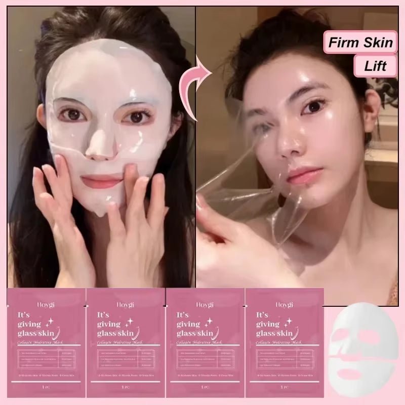 Masque Hydrogel Bio-Collagène – Soin Hydratant Intense au Collagène - Glowy