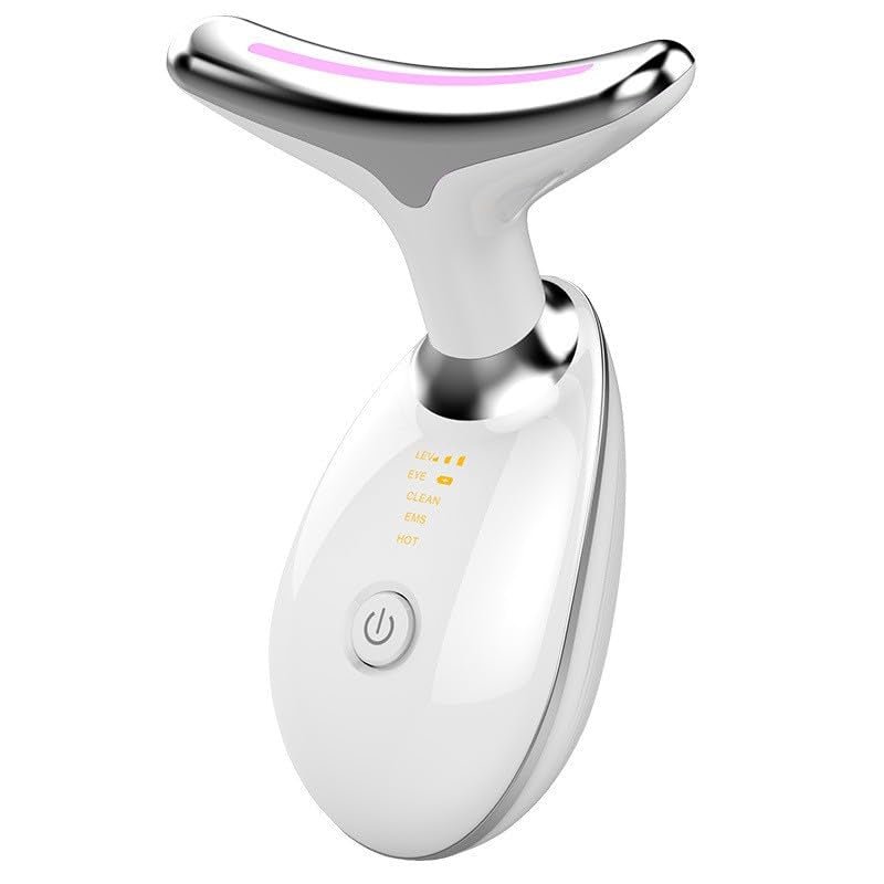 Appareil Beauté Micro Glow – Masseur Visage & Cou LED 7 Couleurs - Glowy